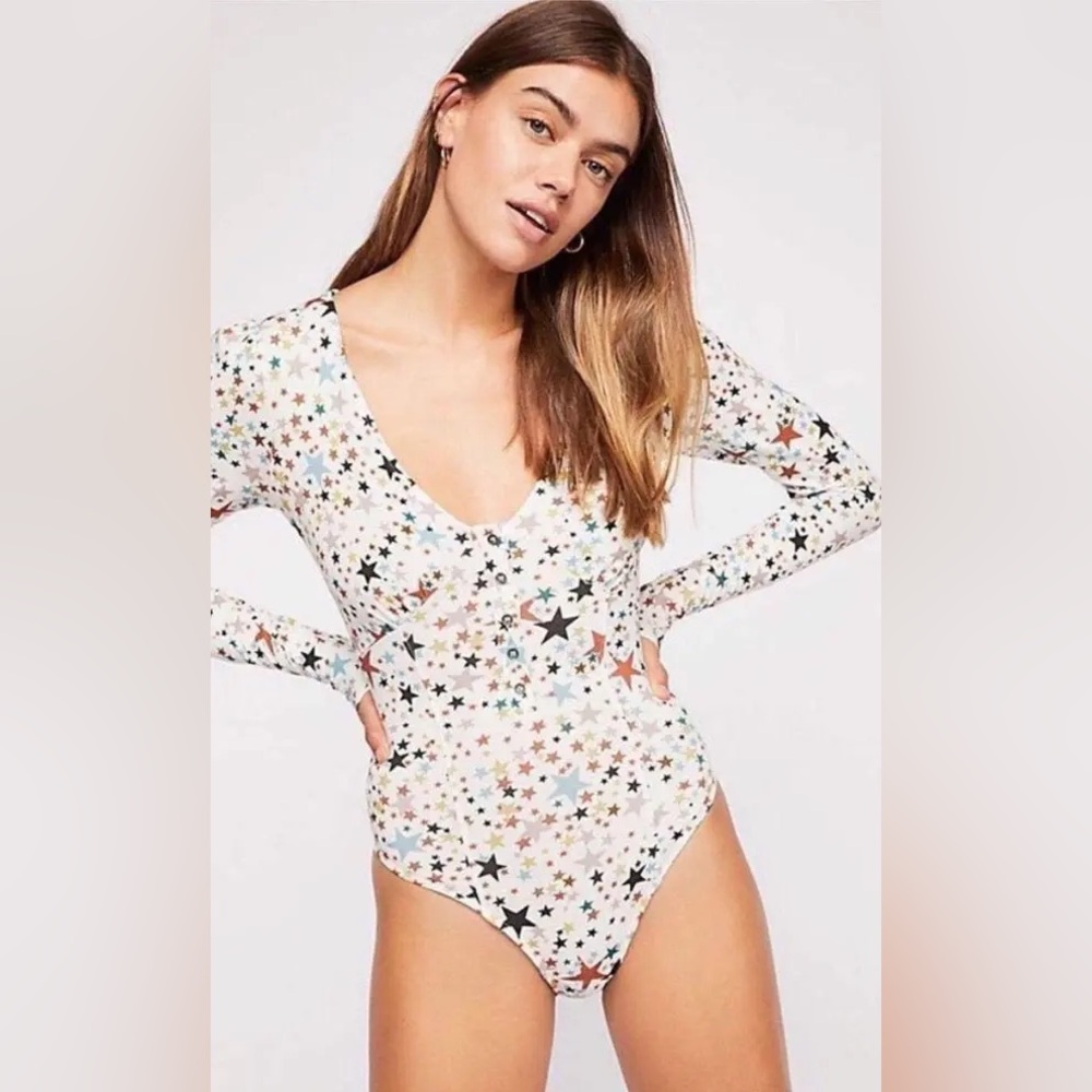 Free People Girls Like Us Bodysuit